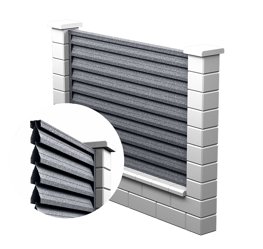 Gard Orizontal X 121 2F (2 fețe)